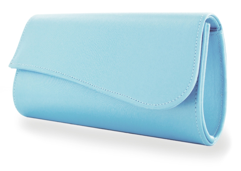 Satin Handtasche Julia türkis