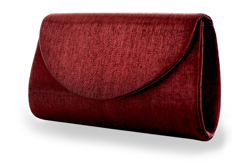 Satin Handtasche Susi rubin