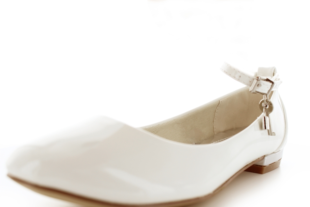 falche Brautschuhe Inca ivory Lack