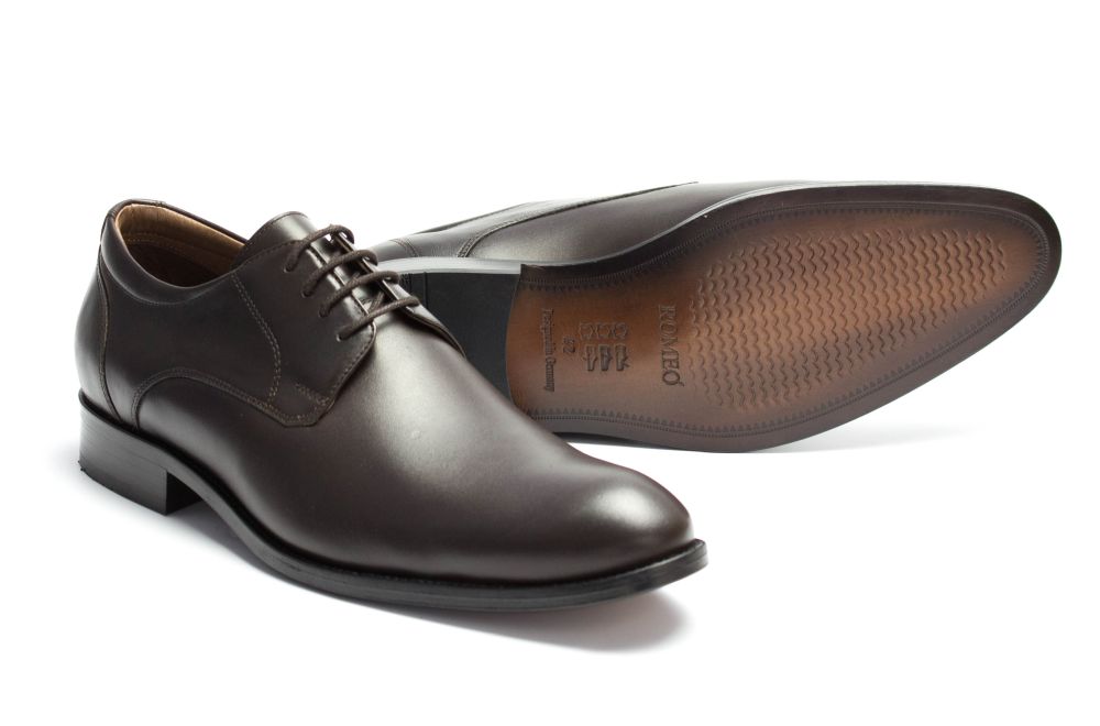 411-schoko-7 Derby Herrenschuhe Allister schoko