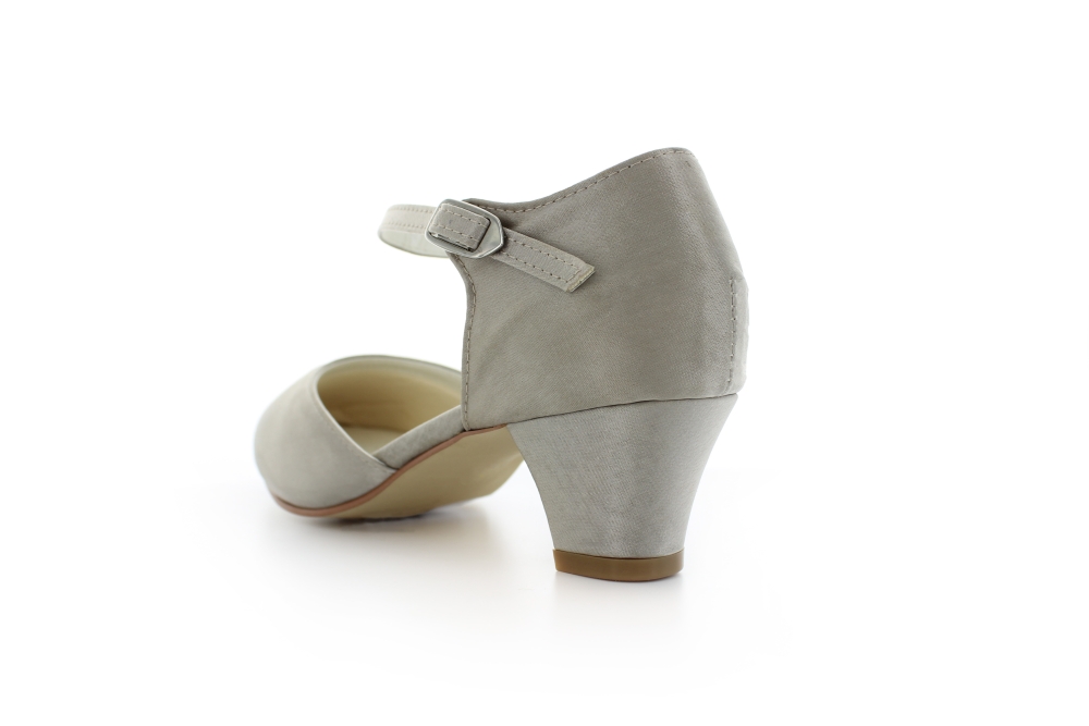 a weite Pumps Annabell  taupe Satin