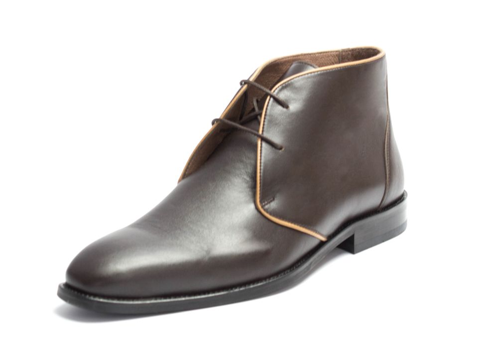 Halbstiefel Desert Storm schoko Nappa