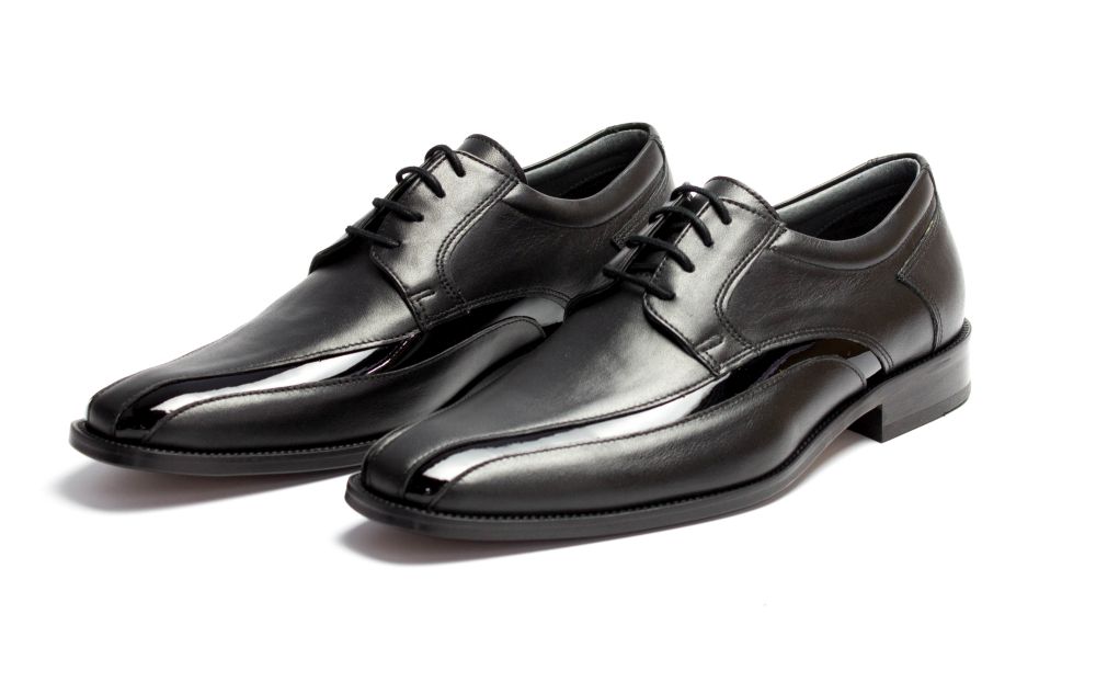 Derby Herrenschuhe Nebula schwarz