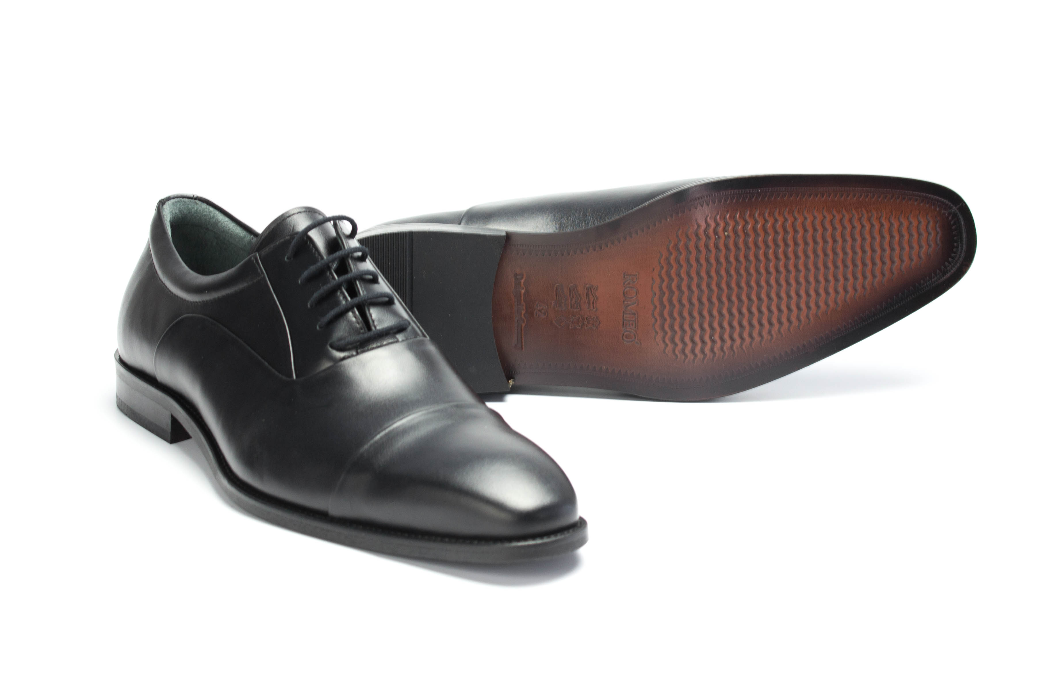 490-schwarz-3 Oxford Herrenschuhe Darcy schwarz Thunitsohle