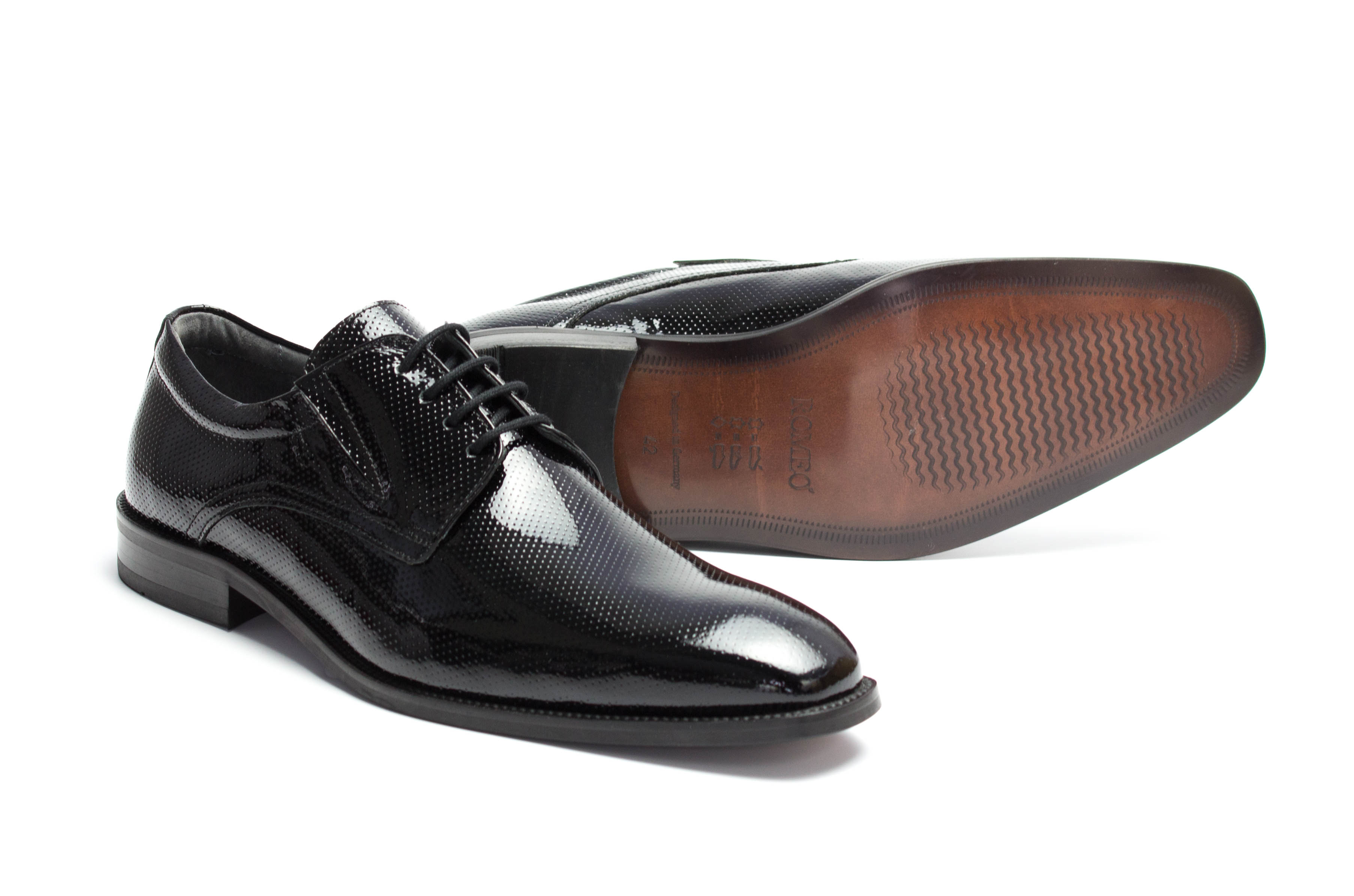 495-graphitschwarz-3 Derbyschuhe Ace-TS graphit-schwarz perforiert