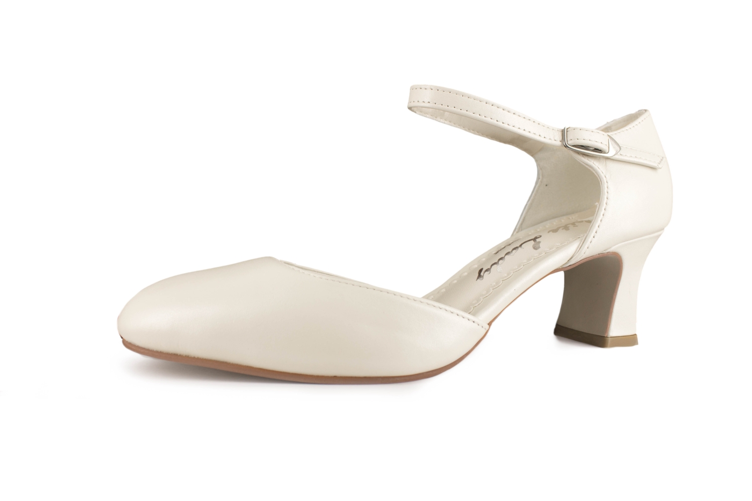Brautschuhe Patrizia offwhite Leder