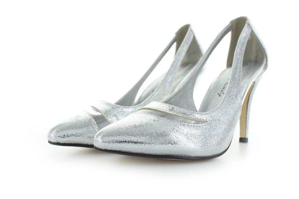 818-silber-d Cut-Out Pumps Fabienne silber