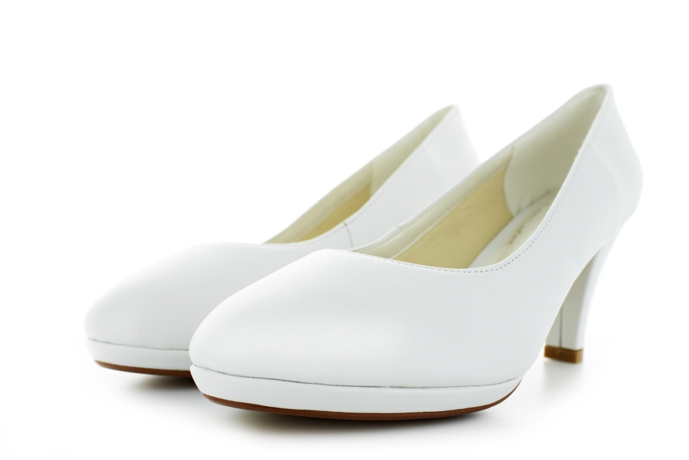 Brautschuhe Maja weiß Leder