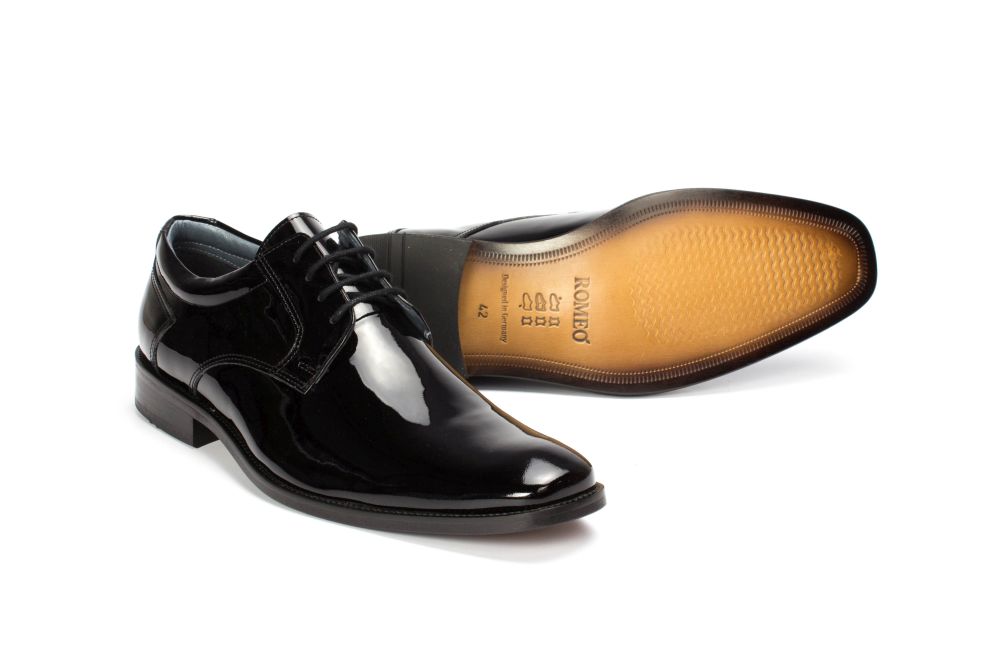 401-schwarz-Lack-27PAm4XHhjAPfi Derby Herrenschuhe Lucien-LS schwarz Lack