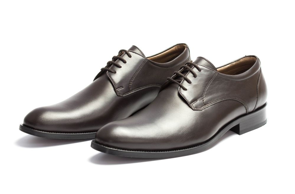 411-schoko-6 Derby Herrenschuhe Allister schoko