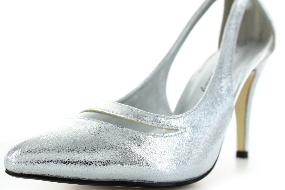 818-silber-b Cut-Out Pumps Fabienne silber