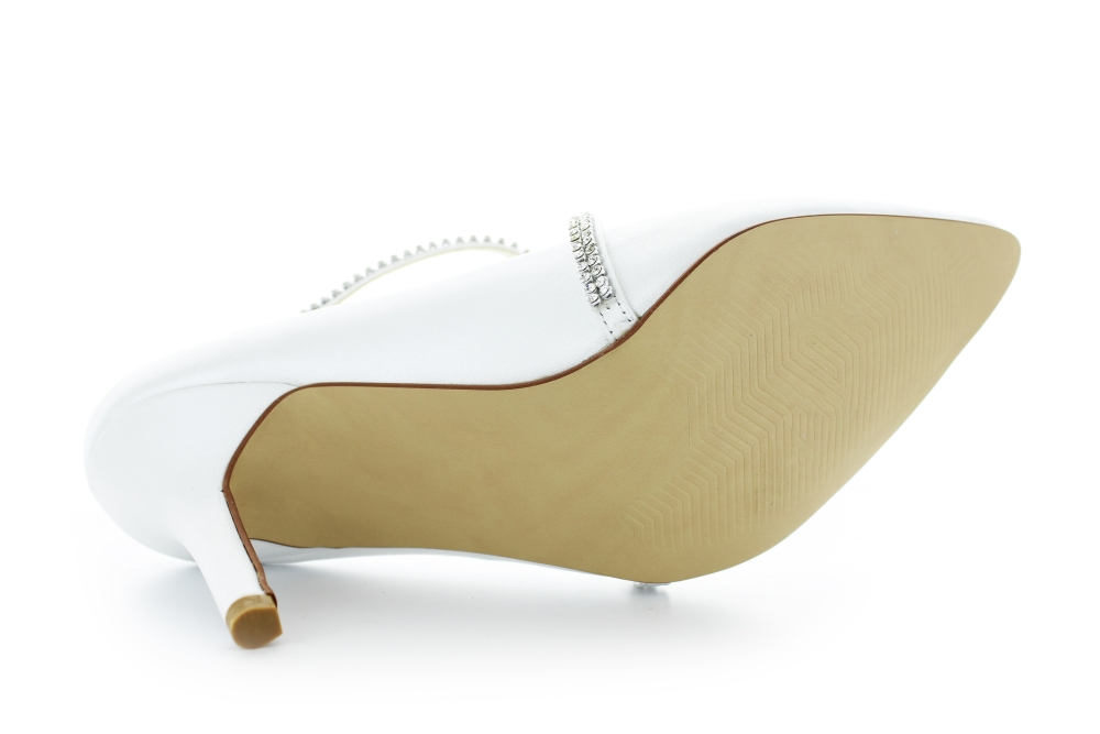 Brautschuhe Bella weiß Leder
