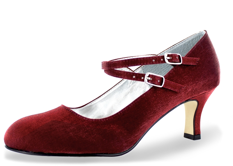 251-Satin-rubin5825c6be4e10c Spangen Pumps Valeria rubin Satin