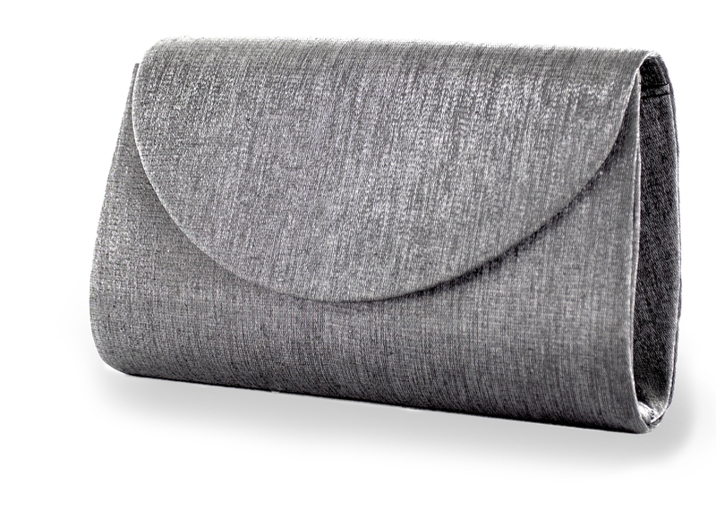 Satin Handtasche Susi silber