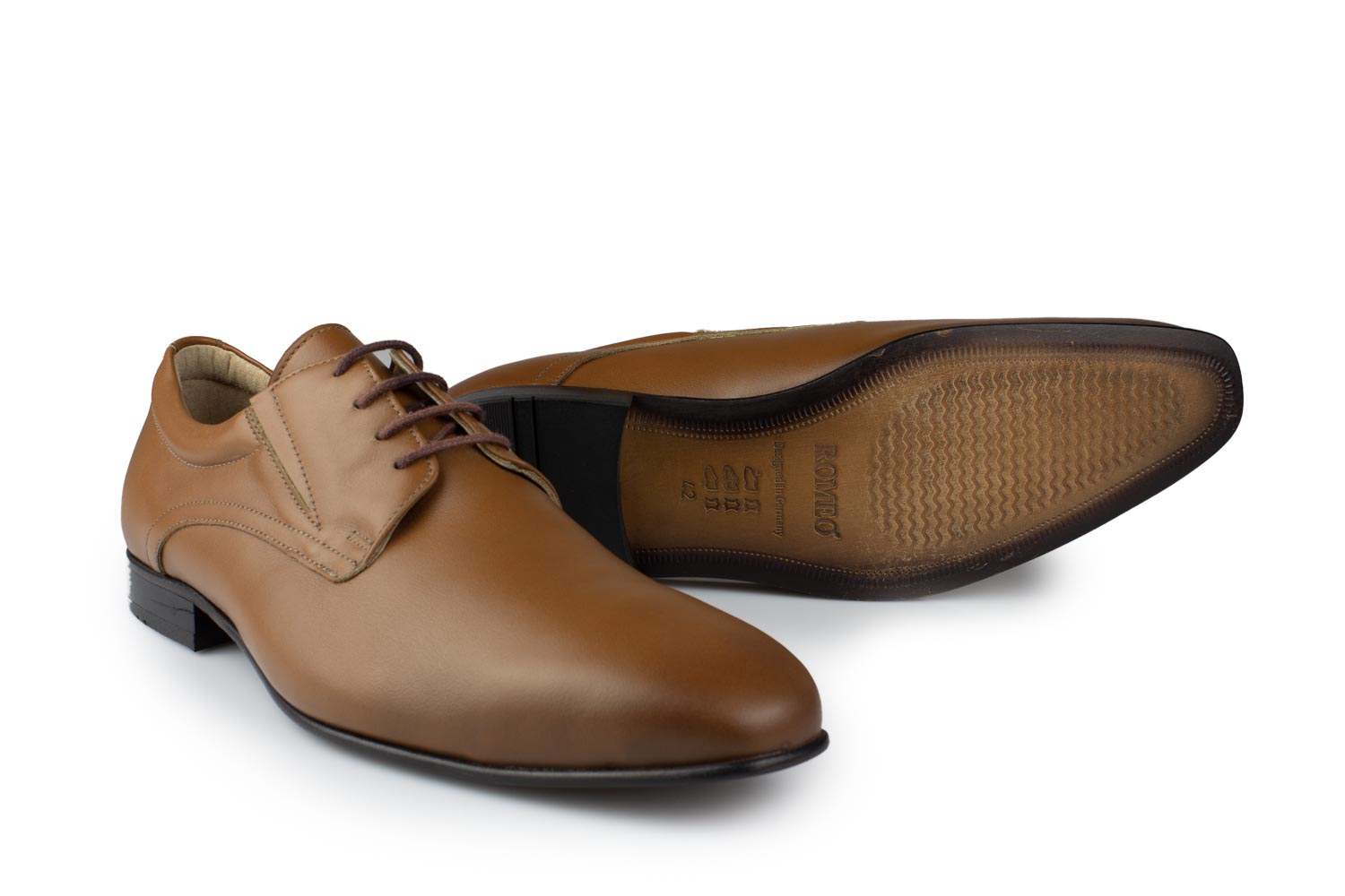 495-cognac_4 Derbyschuhe Ace-LS cognac Nappaleder