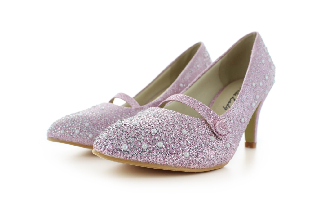 Perlen Pumps Destiny pink