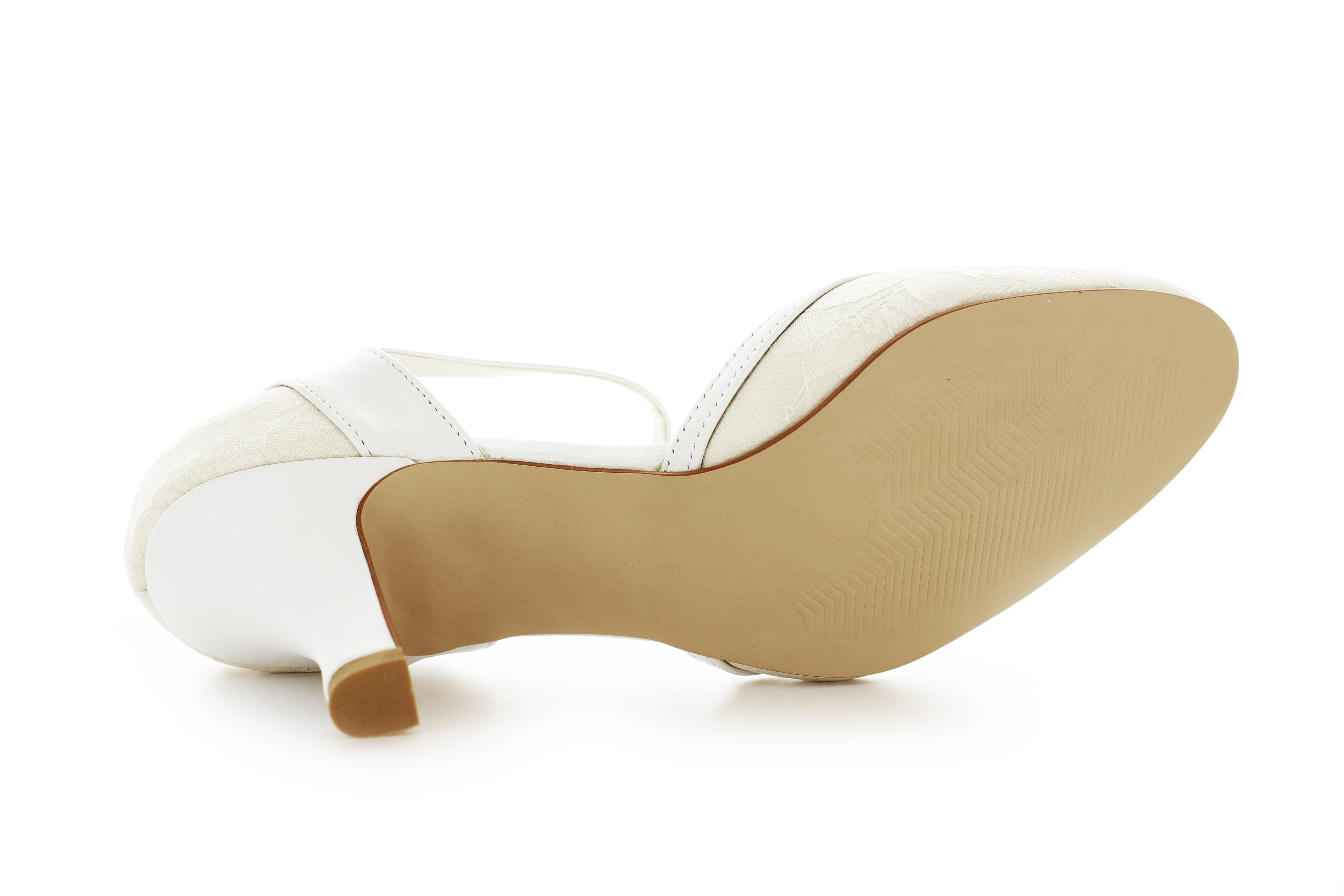 Brautschuhe Lina offwhite Spitze
