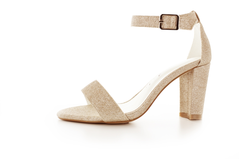 887-magic-gold Glitter Sandalette Zoe champagner