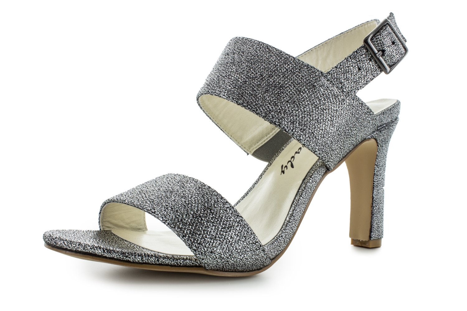 864-silber-Metallic-web Sandalette Dana silber-Metallic