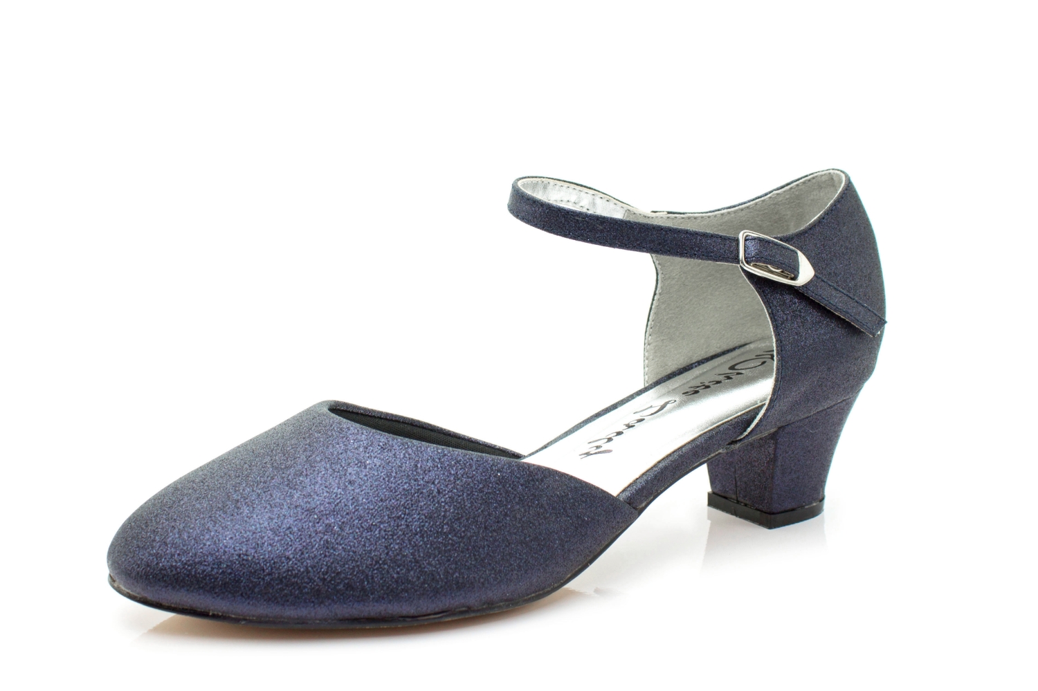 850-marine-Glitter-a-2019 weite Pumps Annabell marine-Glitter