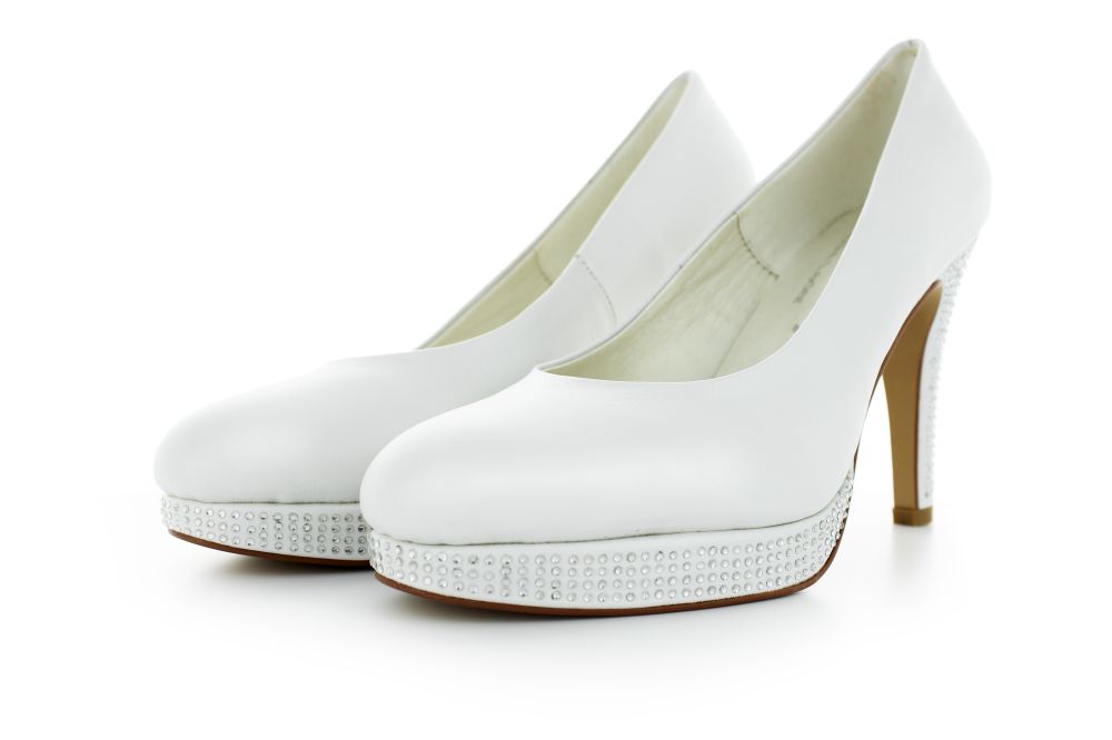 279-weiss-d hohe Brautschuhe Ava  weiß Leder