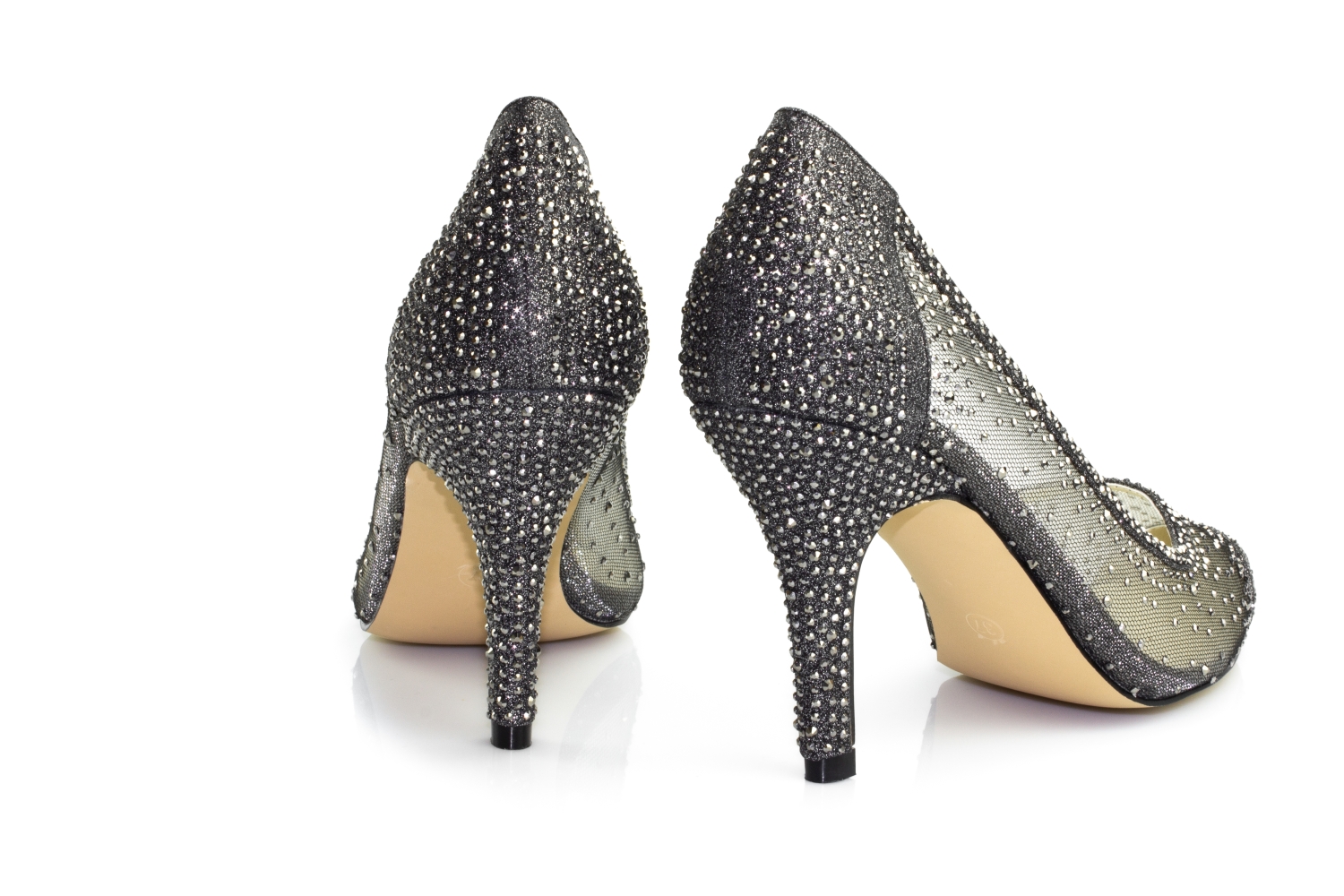 930-schwarz06 durchsichtige Pumps Schneewittchen schwarz