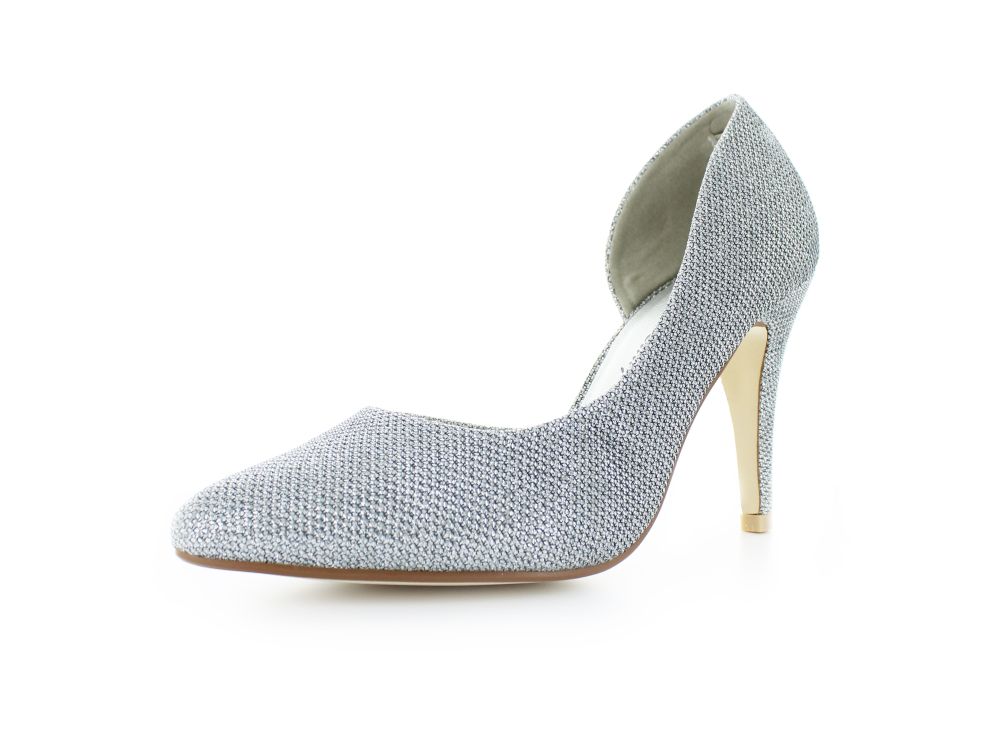 817-silber-awKjtrpz29BXPe D'orsay Pumps Lucia silber Glitter