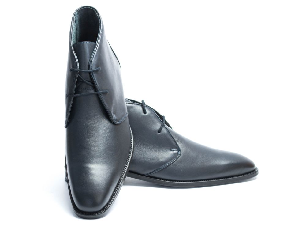 472-ocean-4 Halbstiefel Desert Storm ocean Nappa