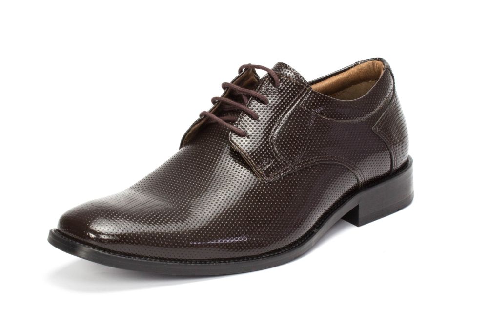 302-mahagoni-1 Derbyschuhe Lucien-TS mahagoni perforiert