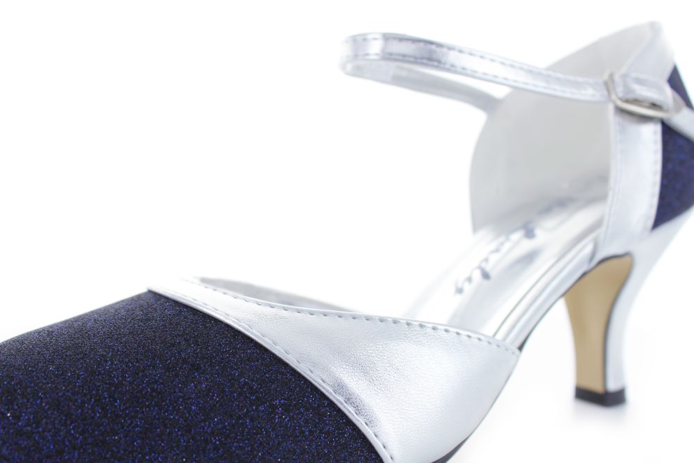 701-silber-zauberblau-b Riemchen Pumps Helena silber-zauberblau