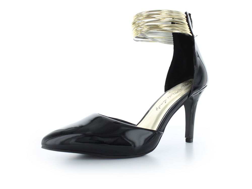 825-Lack-schwarz-a offene Pumps Stella schwarz Lack