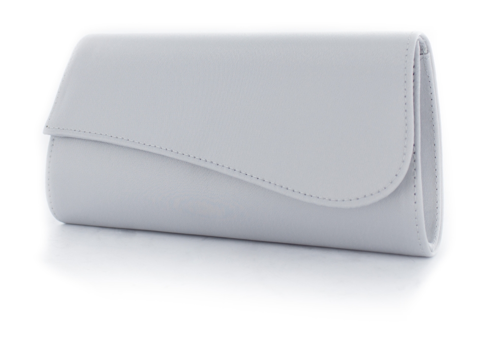 Clutch Julia platin Satin