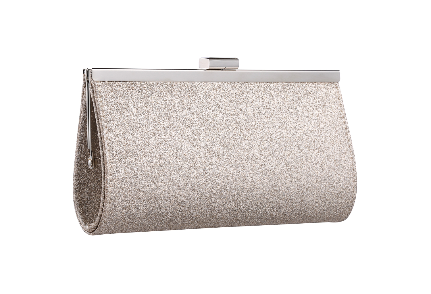 Vanessa-champagner-Glitter-klein Clutch Vanessa champagner Glitter
