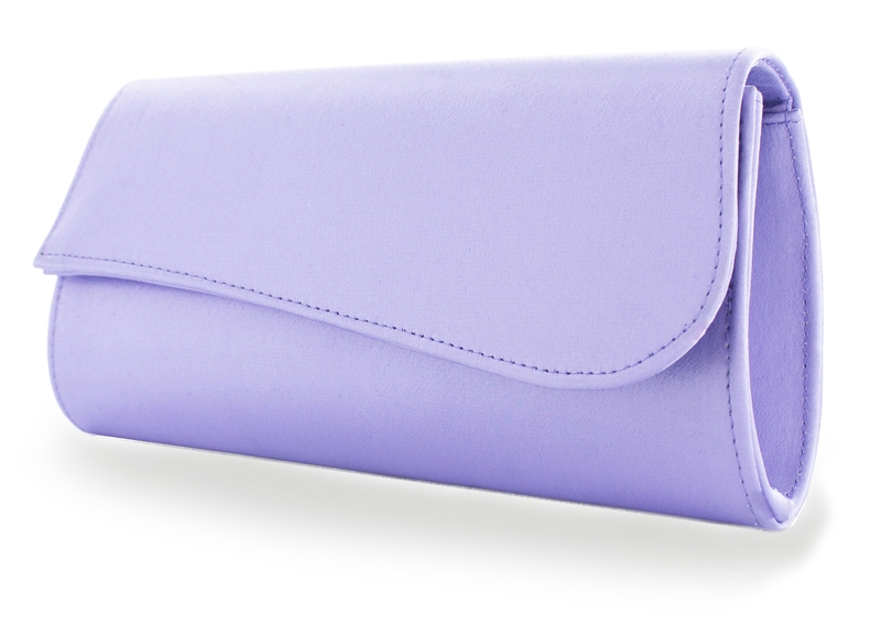 Satin Handtasche Julia lila