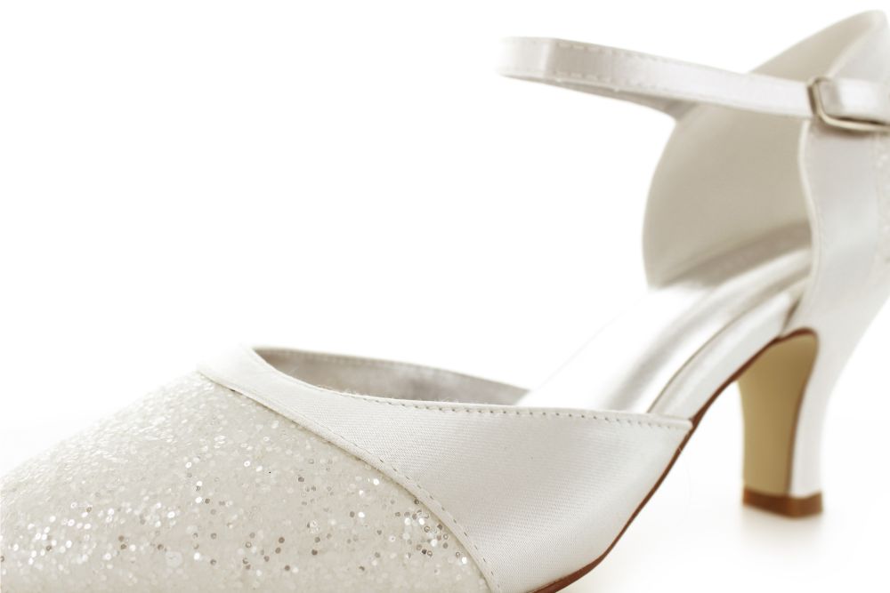 701-ivory-ivory-b Brautschuhe Helena ivory-ivory Satin-Glitter