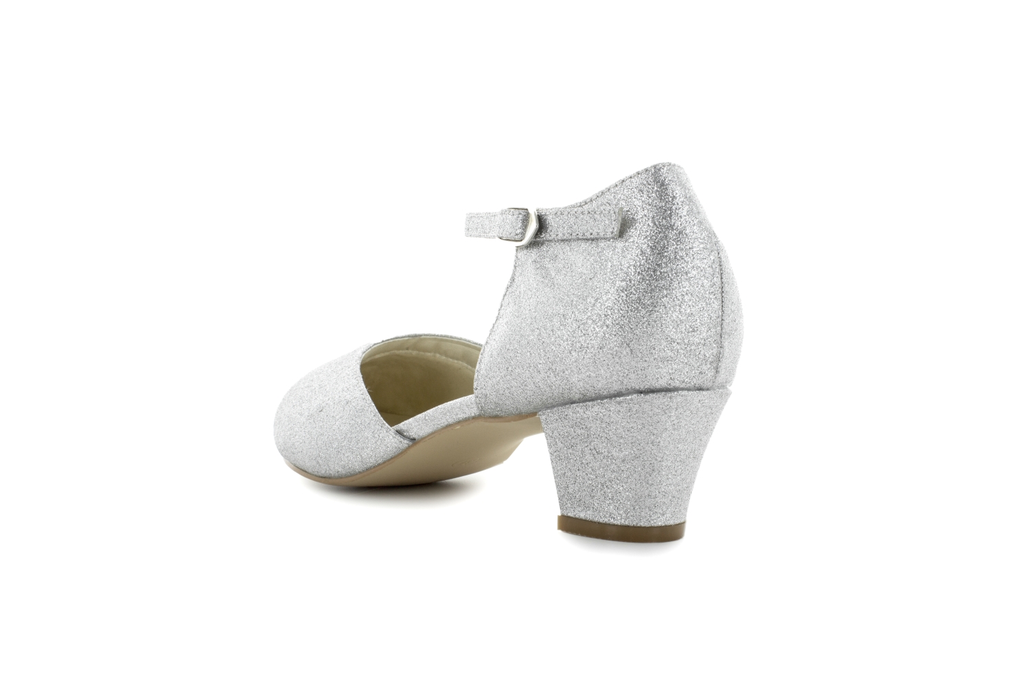 850-silber-glitter-b weite Pumps Annabell silber-Glitter