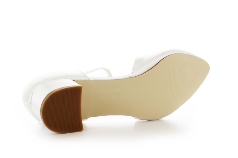 offene Brautschuhe Estelle ivory Satin