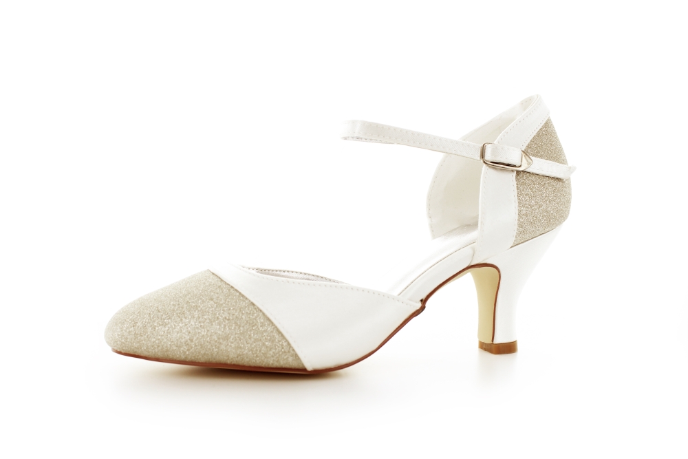 701-Glitter-ivory-champagner-a Brautschuhe Helena ivory-champagner