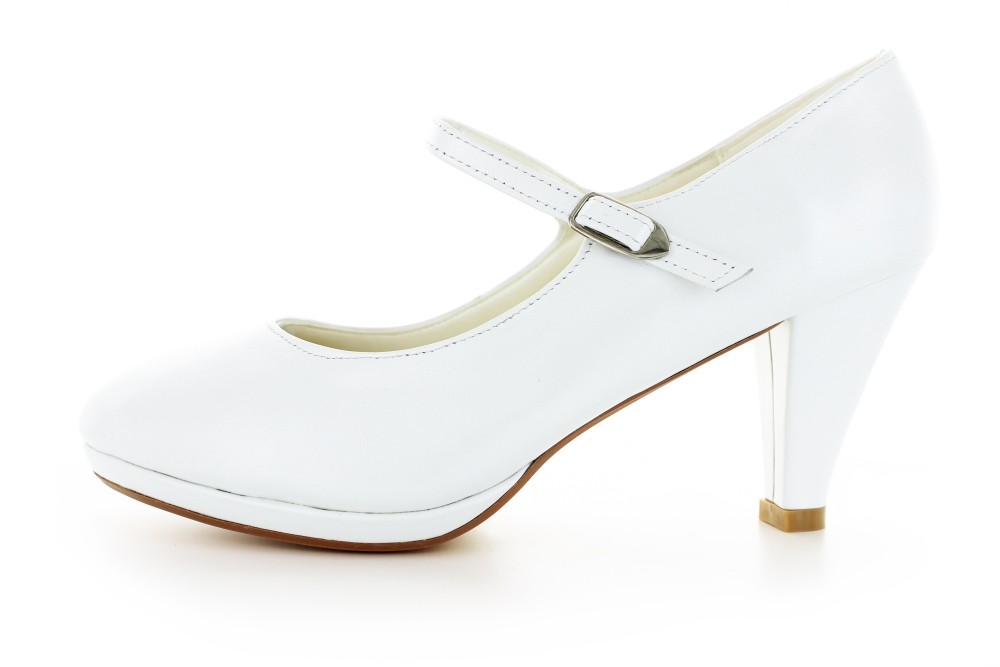 Brautschuhe Emilia weiß Leder