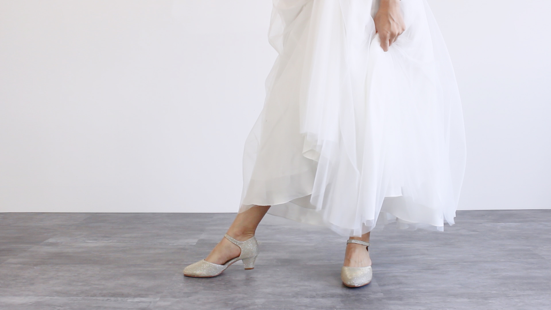 850-ivory-gold-fuss weite Pumps Annabell ivory-gold