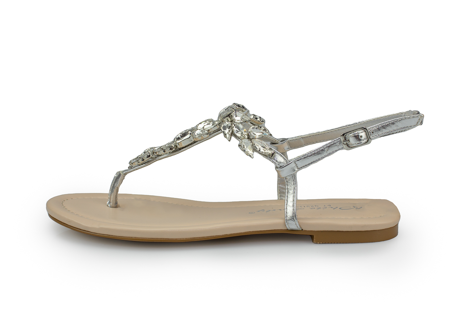 Metallic Sandalen - Suzan silber