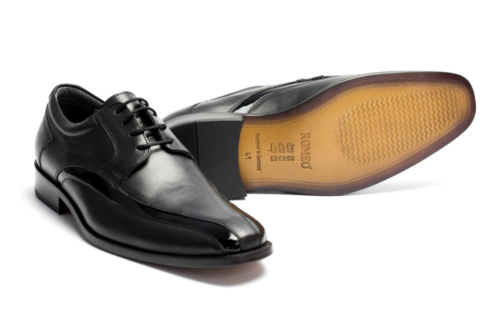 Derby Herrenschuhe Nebula schwarz