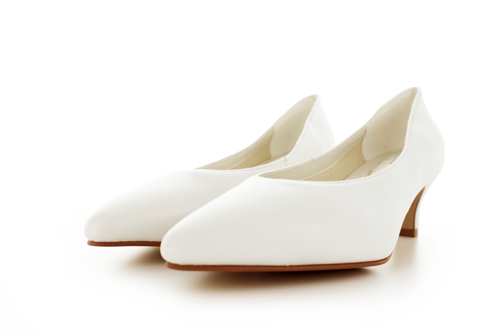 Brautschuhe Finja offwhite Leder