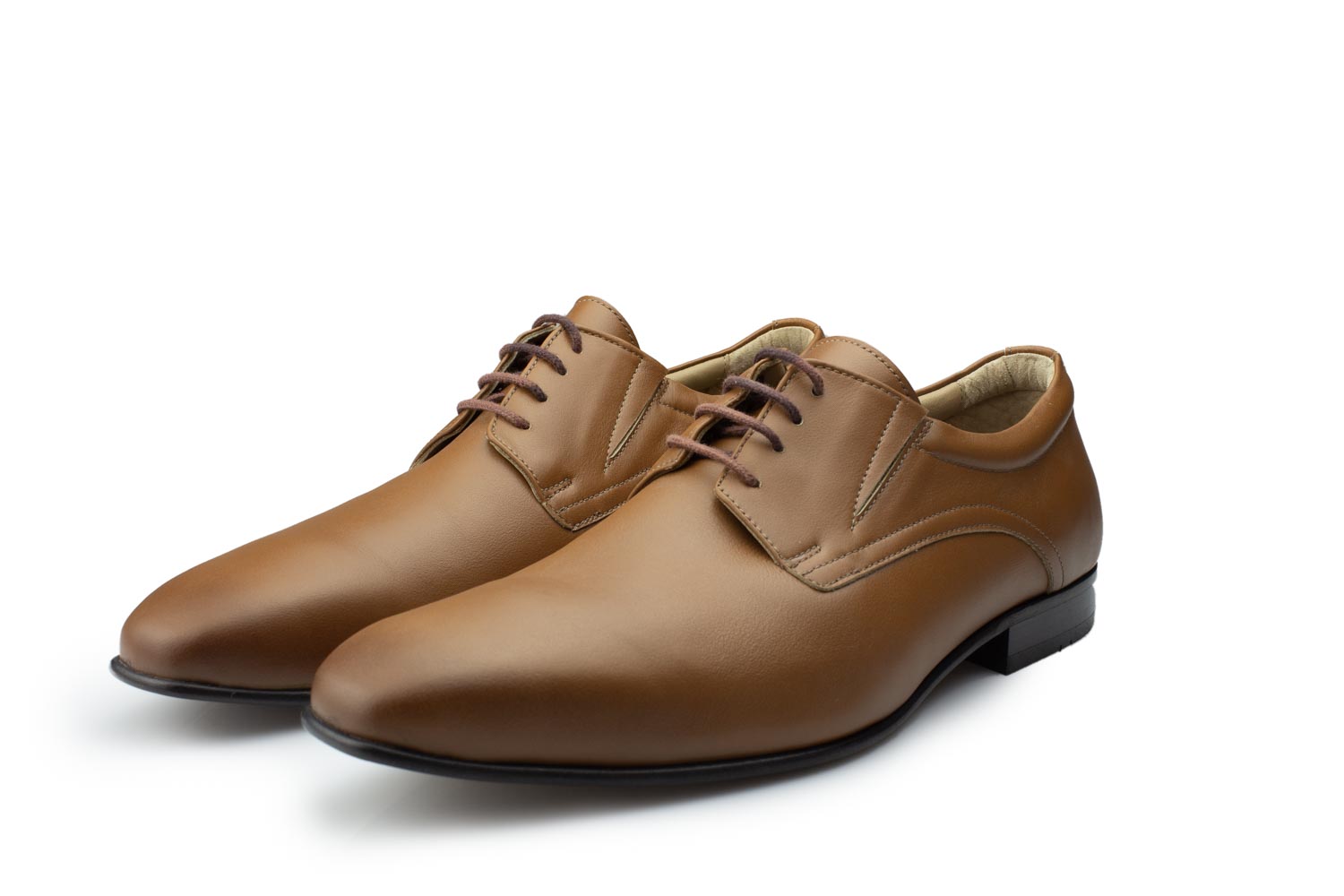 495-cognac_2 Derbyschuhe Ace-LS cognac Nappaleder