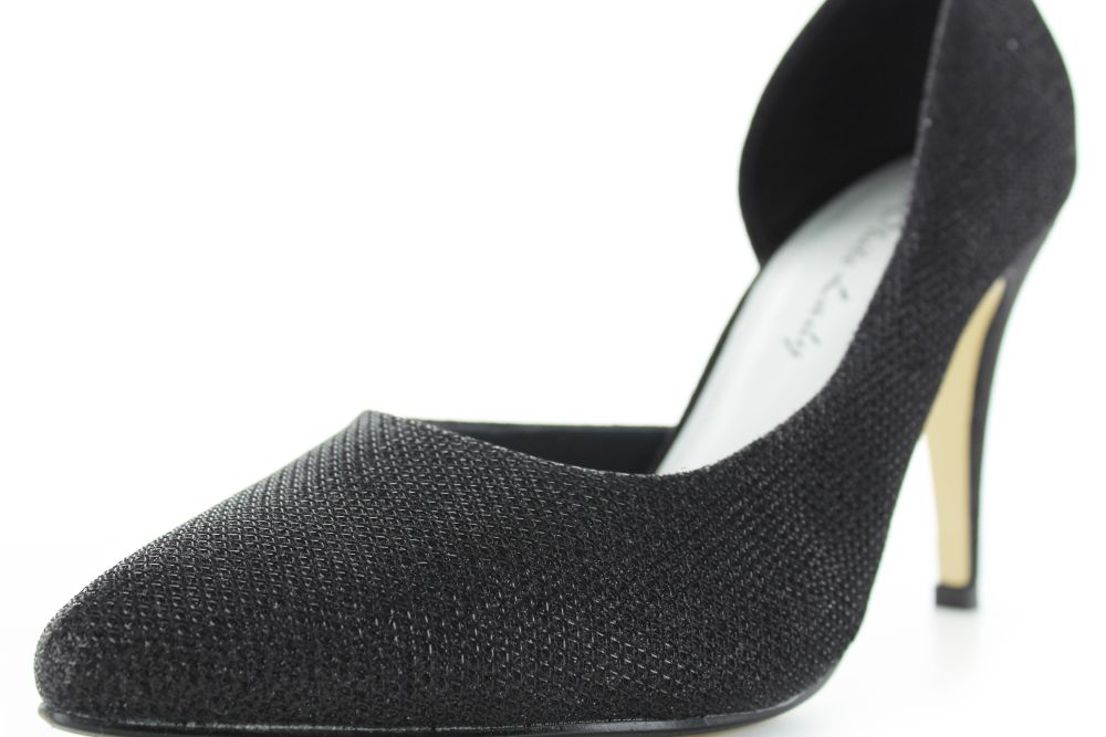 817-schwarz-b D'orsay Pumps Lucia schwarz Glitter