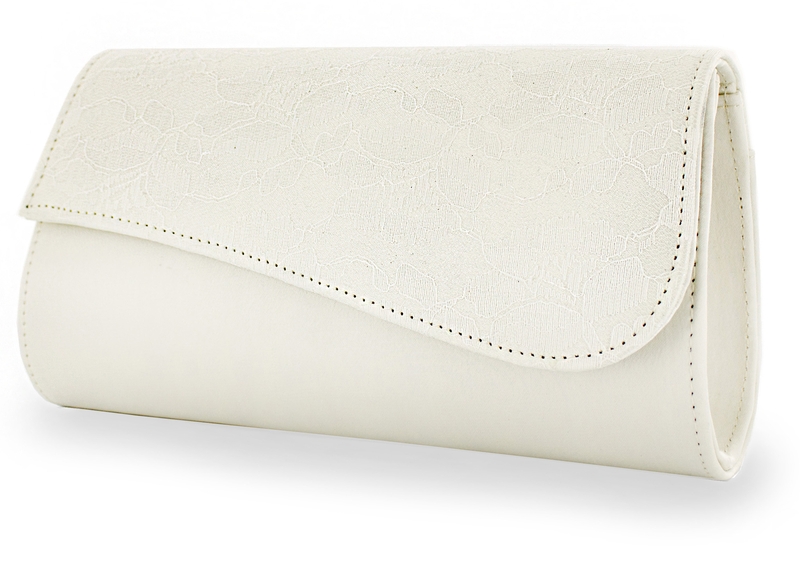 Spitzen Brauttasche Julia ivory-cream