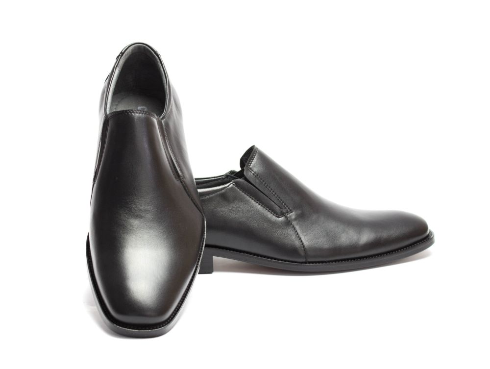 409-schwarz-8 Slipper Herrenschuhe Jack schwarz Nappa