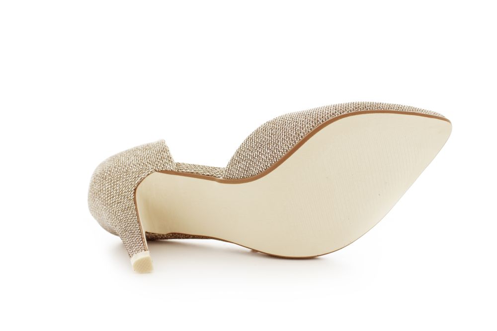 817-champagner-cJCpFZu5Go1D2v D'orsay Pumps Lucia champagner Glitter