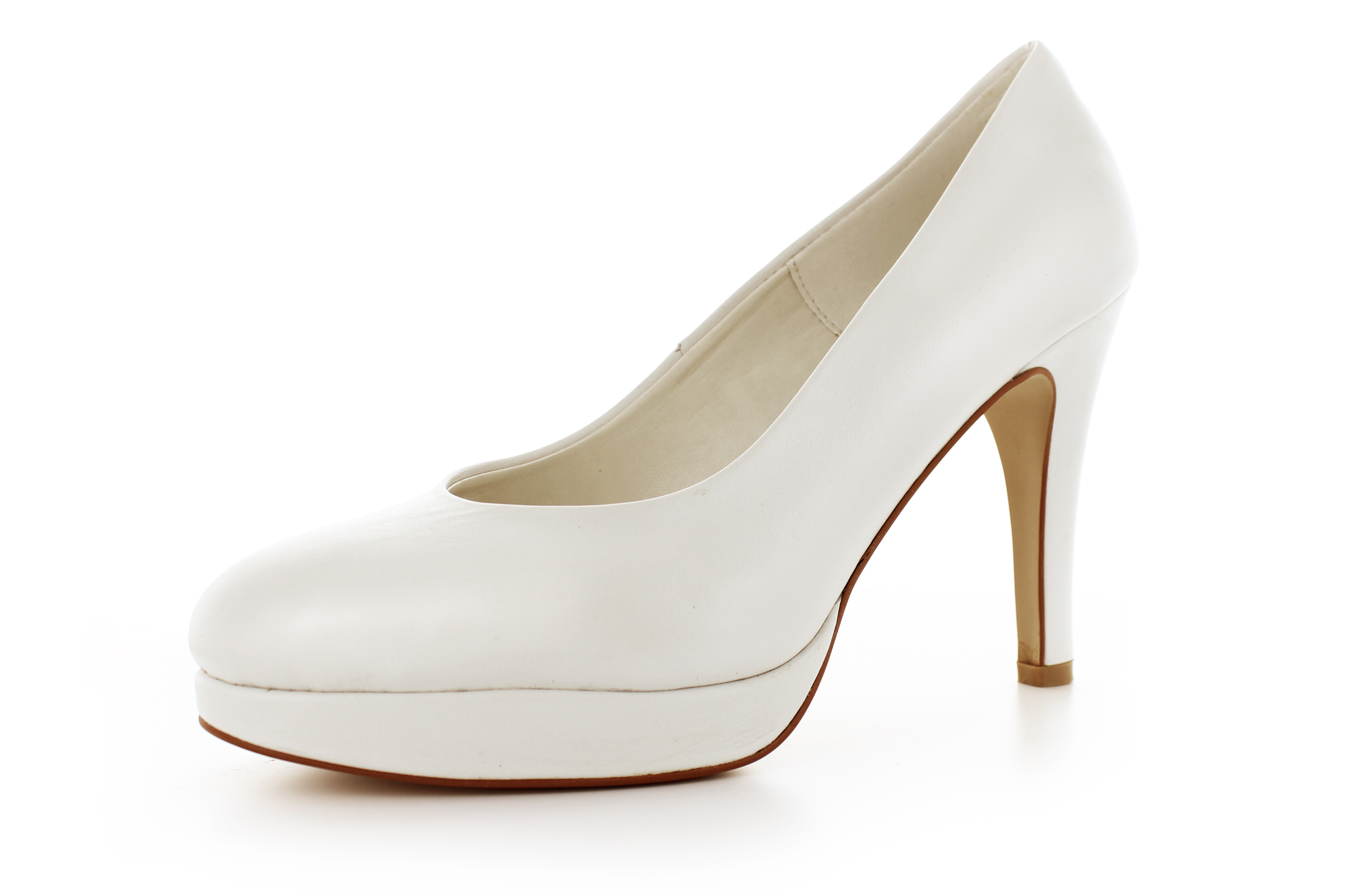 Brautschuhe Aurelia offwhite Leder