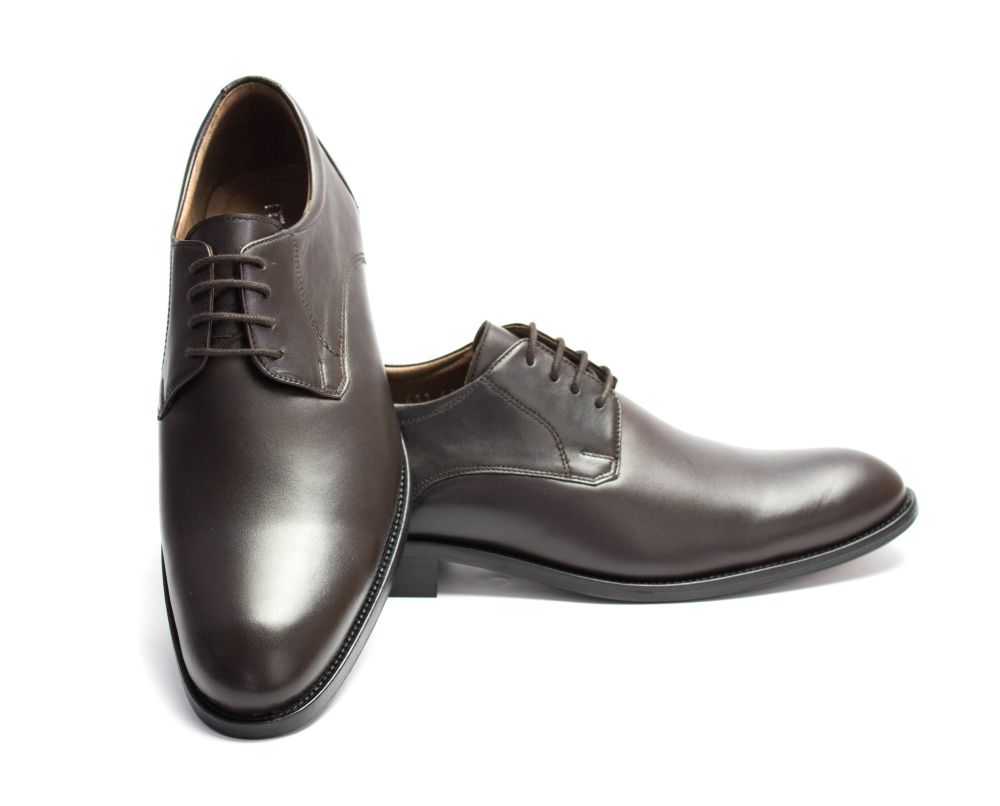 411-schoko-9 Derby Herrenschuhe Allister schoko